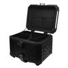 Motorcycle Rear Case 45L Aluminum Alloy with Safety Lock Quick Release Waterproofing Universal Trunk Top Box