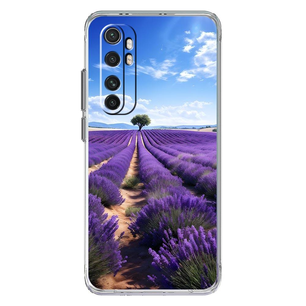 Simple lavender Purple flowers Phone Case For Xiaomi Mi Poco X6 X5 NFC X3 F6 F5 Pro F4 F3 15 14T 14 13T 12T 12 13 Lite 11 Cover