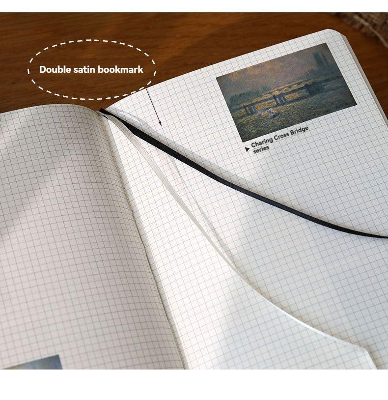 Oil Painting Landscape High  Value Art Retro Student Notebook Oil Painting Notebook Styles Include Sunrise Impression Starry Sky