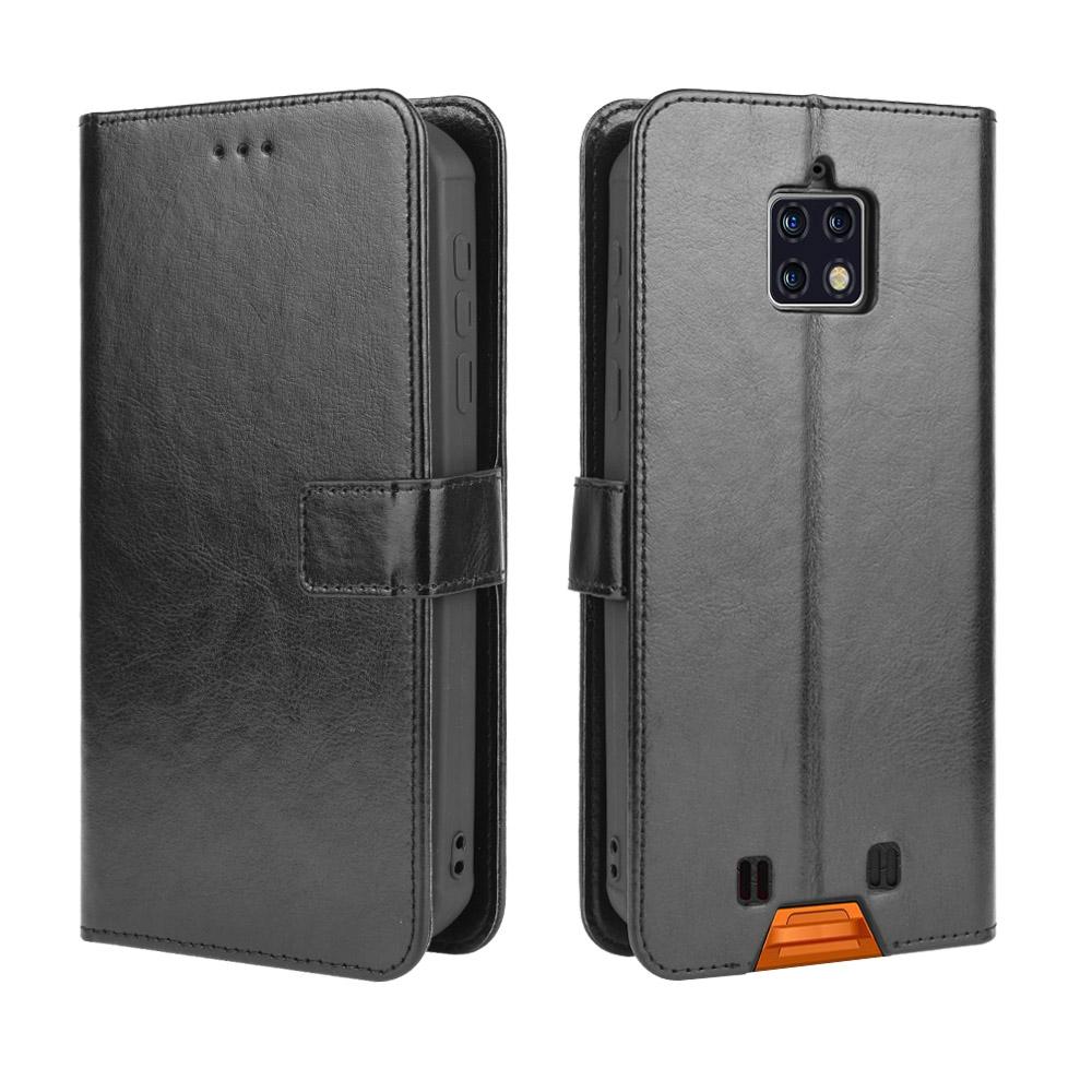 Para Oukitel WP6 Funda tipo cartera con soporte y ranuras para tarjetas – Funda de cuero con tapa resistente a golpes, polvo y uso intensivo de negocios
