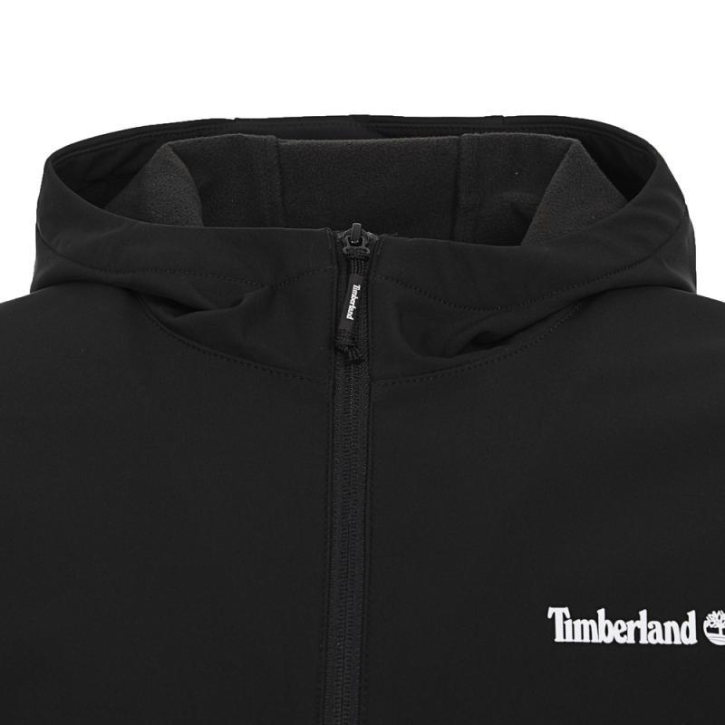 Timberland Sports Fitness Hooded Zip-Up Long Sleeve Jacket Unisex Jackets Black A41P5-001