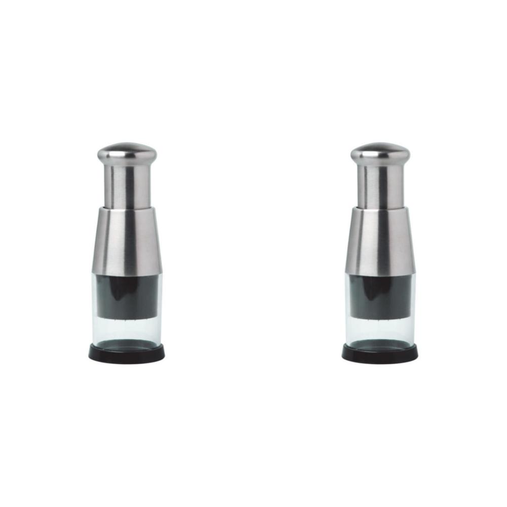 1/2Pcs Stainless Steel Manual Hand Chopper Mini Garlic Mincer Food Vegetable Chopper for Garlic Ginger Herbs Nuts Kitchen Tools