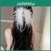 Ostrich Claw Cute Hair Feather Plush Hair Clip Clamps Winter Hairpins Fashion Women Hairgrips Hair Accessories Party