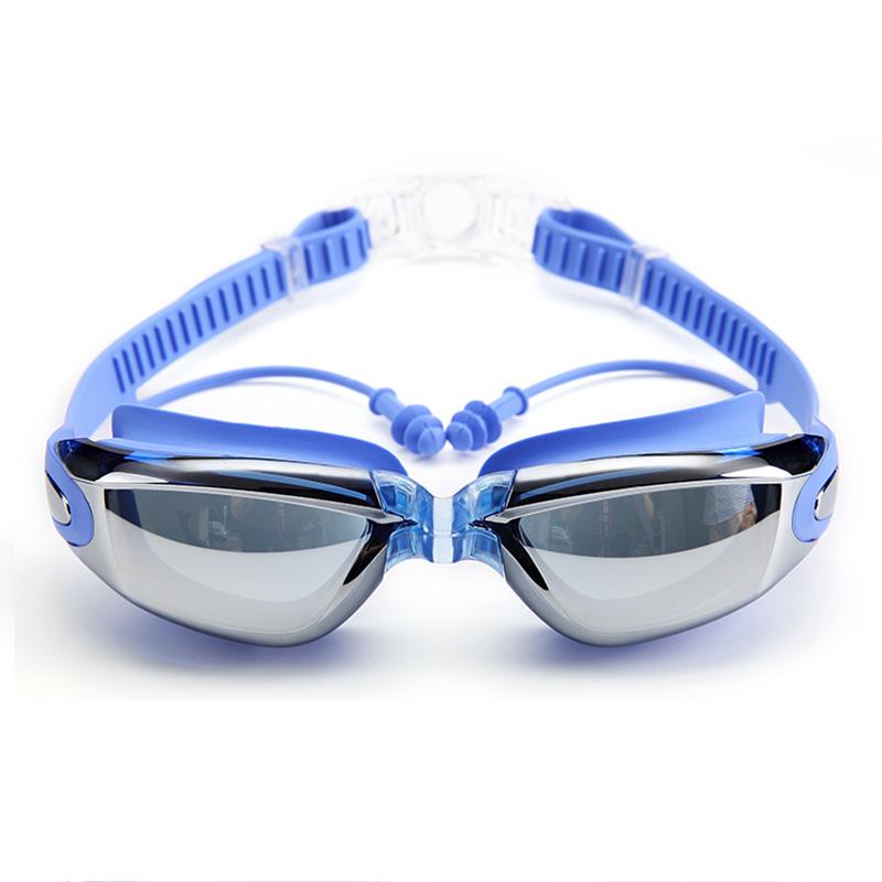 Ochelari de înot pentru miopie pentru adulți bărbați femei, ochelari de competiție, dopuri de urechi, ochelari profesionali pentru piscină, anti-aburire, optici, impermeabili, ochelari de protecție