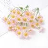 Forest Simulated Daisy Bunch of Plastic Flowers DIY Straw Hat Clothing Decoration Silk Flowers