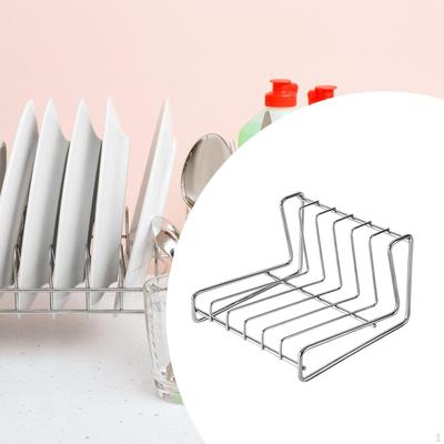 Kompakter Geschirrtrockner Edelstahl-Organizer für Küche und Esszimmer