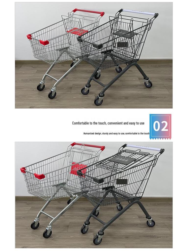 European Shopping Cart for Supermarkets, Malls, and Grocery Stores