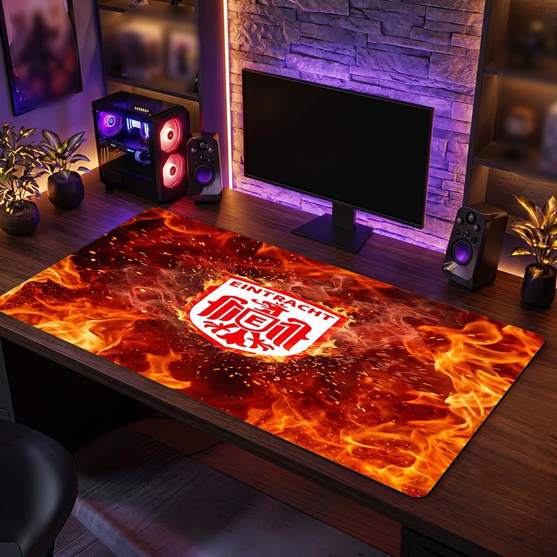 Tappetino Mouse Grande Stampa Calcio Eintracht Frankfurt, Tappetino Esteso Antiscivolo per Scrivania da Gaming per Ufficio Casa