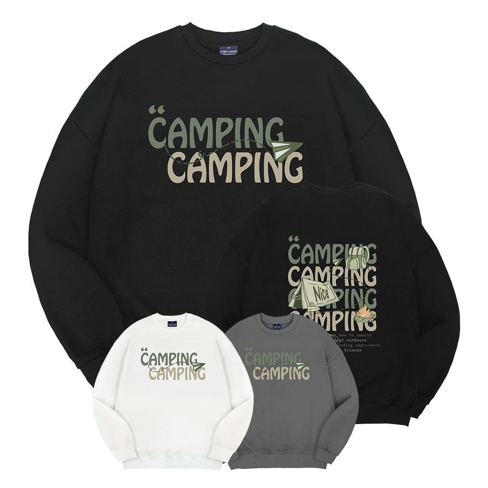 Elleonasi Nice Camping Oversized Sweatshirt