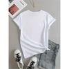 European size Fashion Creative Pattern Printed Women'S T-Shirt