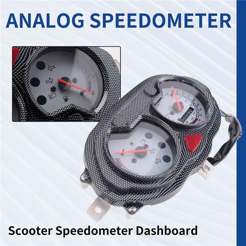 A16P-Analog Speedometer Dashboard Instrument For Scooter B05 B08 POPCORN HUSSAR KEEWAY RY8 FOCUS F-ACT MATRIX Yamati RX8