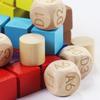 1 Set Jigsaw Board Toys Filled with 3D Colorful Building Blocks Intellectual Game Thinking Exercise Assembly Toy Wooden Puzzle Board