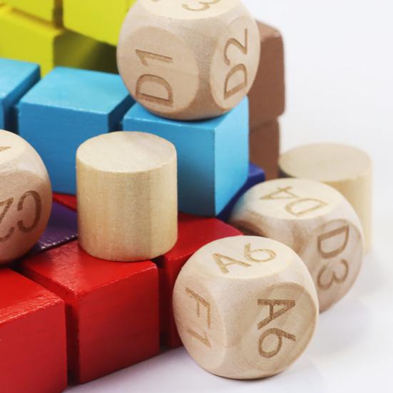 1 Set Jigsaw Board Toys Filled with 3D Colorful Building Blocks Intellectual Game Thinking Exercise Assembly Toy Wooden Puzzle Board