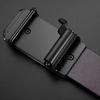Stylish PU Leather Men's Business Belt Automatic Buckle Adjustable Men's Leather Belt Waistband for Daily Life