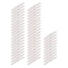 50 Pcs 80/80 Grit Nail Files Coarse Nail Filers Manicure Tool Curved Washable Reusable for Acrylic Nails Extension Gel Nails Fake Nails