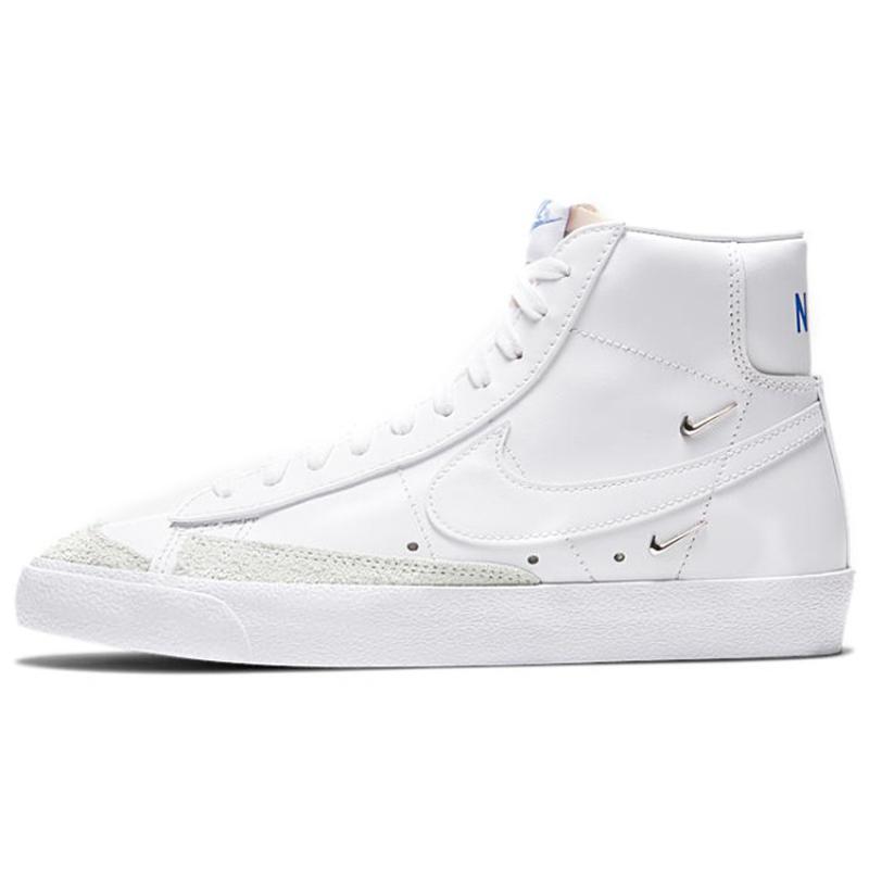 Nike Blazer Mid 77 SE Sisterhood - White Metallic Silver Women's Sneakers Skateboard Shoes CZ4627-100