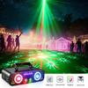 Double Projection Laser Light: Full-Color Animation Christmas, KTV, and Stage Strobe Light with Sound Control