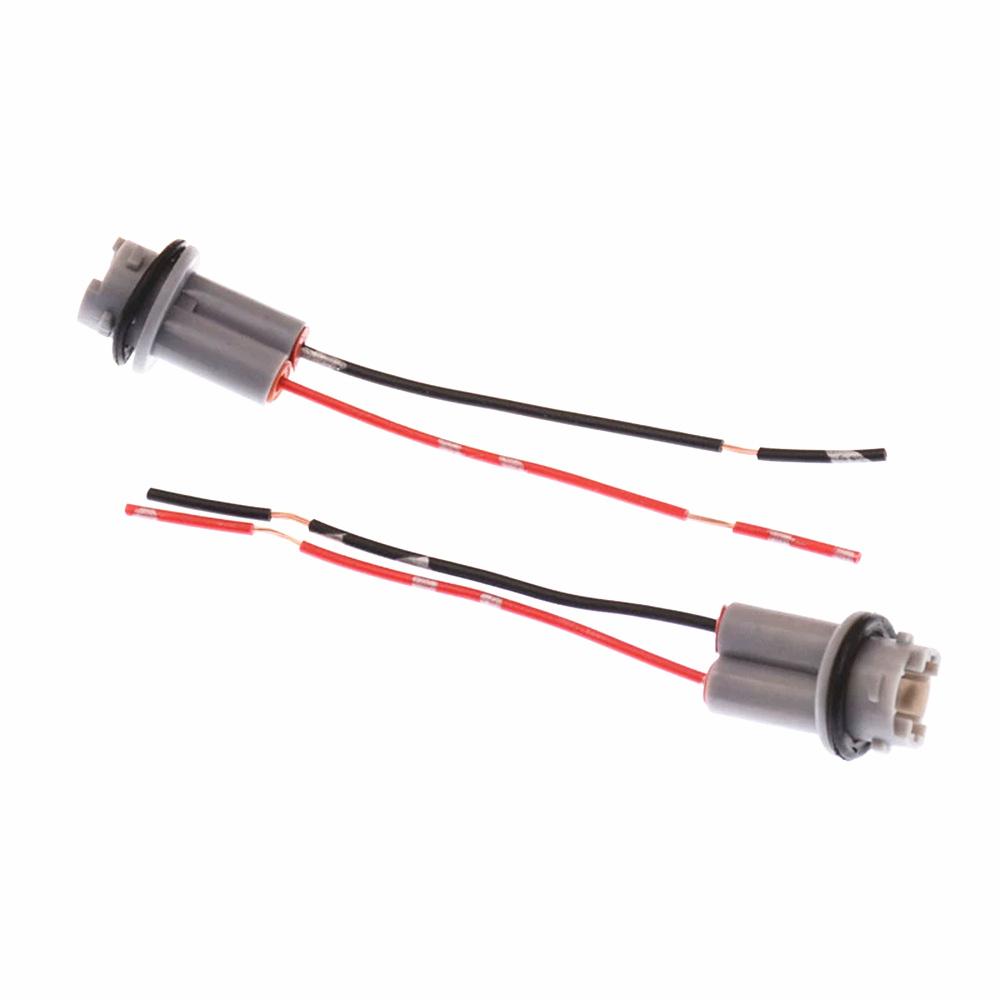 2pcs Car Lamp Holder Led Bulb Base Adapter For Vehicle Instrument Turn Signal Light Socket T10 T13 T15