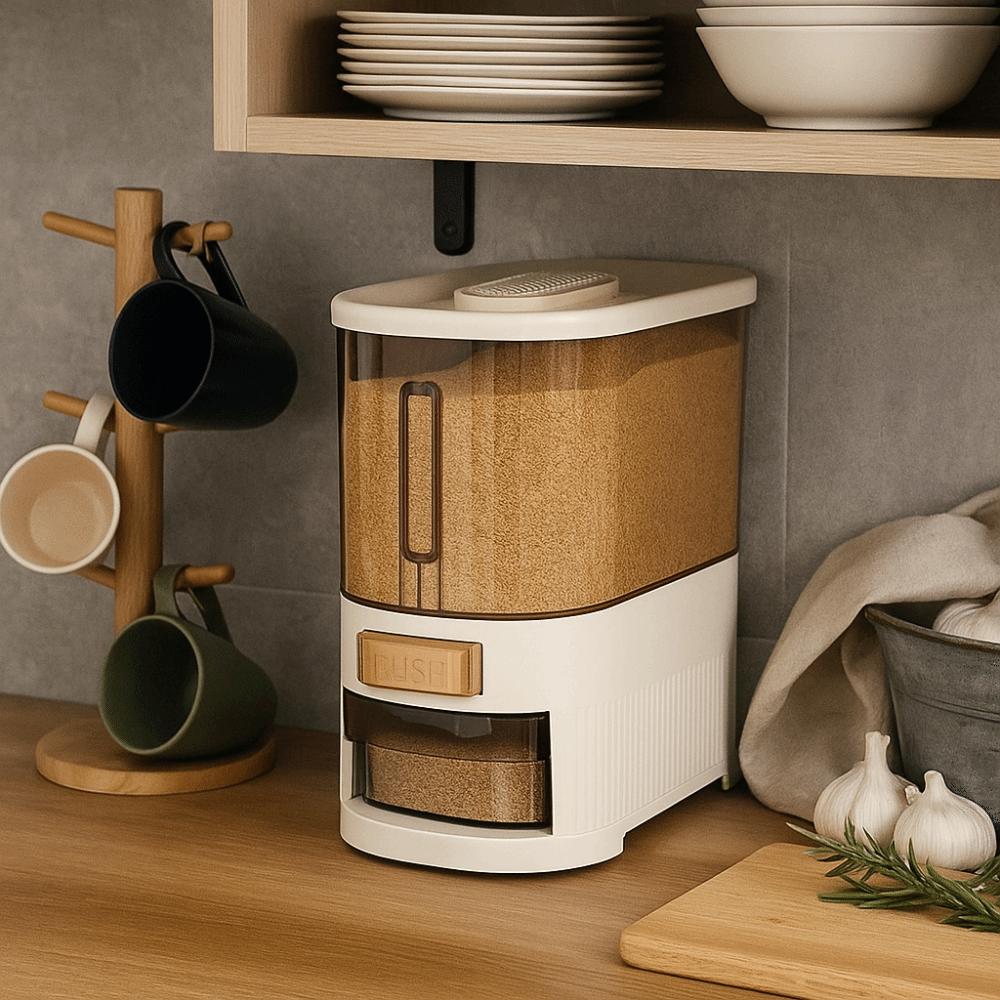 Visible Dry Food Storage Container Anti-Insect Sealed Bucket Flour Storage Bucket  Restaurant