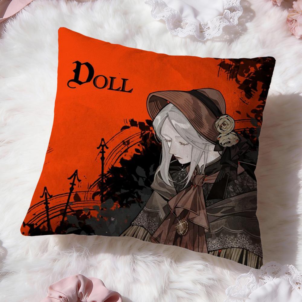 Classic B-BloodborneS Cushion Cover Premium Comfort Reversible Pillow Cove -Two In One Design for Any Room & Car Interior