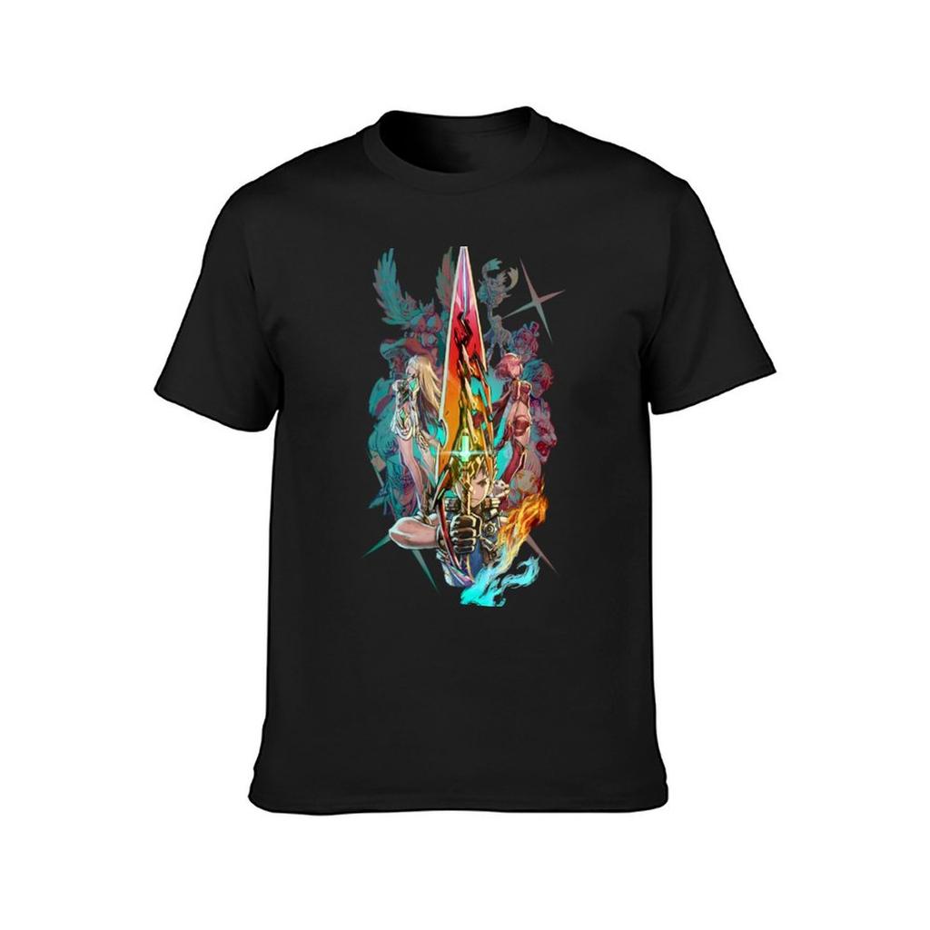 Xenoblade Chronicles? 2 - Team T-Shirt Oberteile Sweatshirt Herren Übergröße T-Shirts