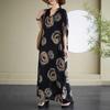V-Neck Vintage Long Flesh-Covering Dresses