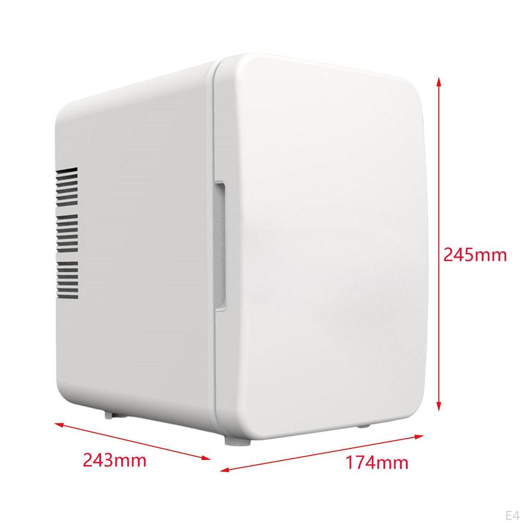 4L Minikjøleskap Flerbruks Drikkekjøleskap Kjøler for Dykkere Soverom Bobiler rosa