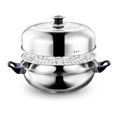 Bobao 28cm Stainless Steel Steamer Soup Pot