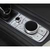 Console Handbrake Button Decoration Silver Aluminum Fit For Cadillac CT5 19-