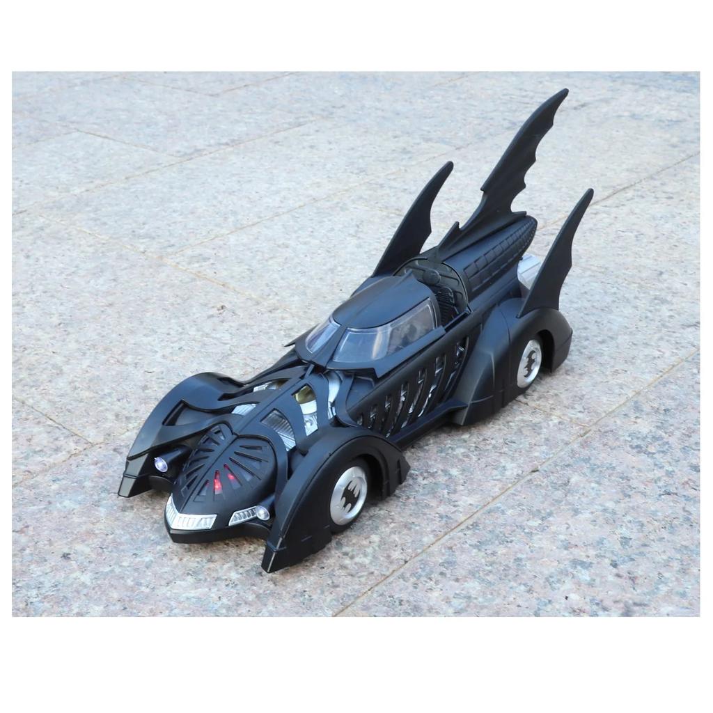 1/24 Classic Movie Car 1995 Batmobile Alloy Concept Bat Sports Car Model Metal Racing Vehicle Car Model Sound Light Kid Toy Gift