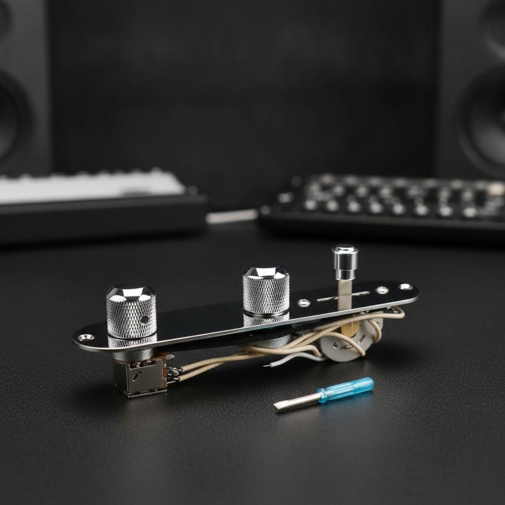 Prewired Guitar Control Plate Upgrade with Knobs Standard