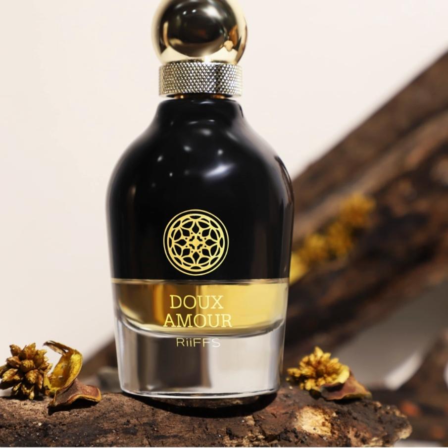 RiiFFS Doux Amour Imported Long Lasting 100ml Men Scent, Fruity, Floral & Woody, Soothing Fragrance