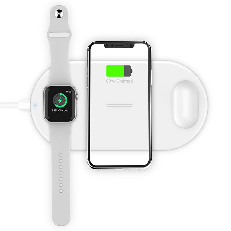 Multifunktionales 3 in 1 Wireless Charge Pad QI Standard für iPhone 8 X XS  AirPods iWatch Ladestation (kein iWatch Ladegerät) – günstig im Onlineshop  von Joom kaufen