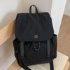 College Students Class Women's Backpack 2025 New Canvas Lightweight Small Schoolbag Casual Contrasting Color Handbag Women