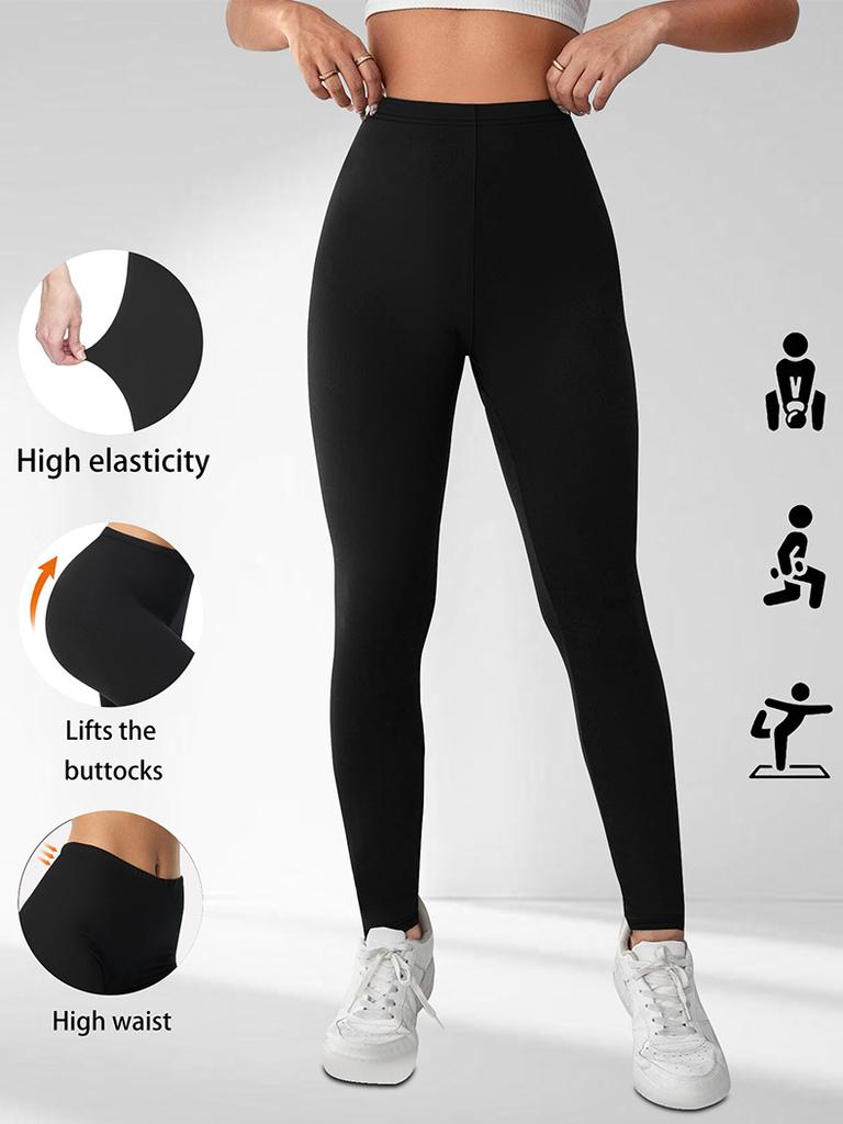 Yoga Pants for Women Fitness Milk Silk Butt-lifting Waist-cinching Sports Leggings 9-inch Leggings