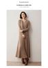 2024 Autumn/Winter Women's Round Neck Cashmere Jacquard Sweater - Versatile Loose Knitwear Cardigan