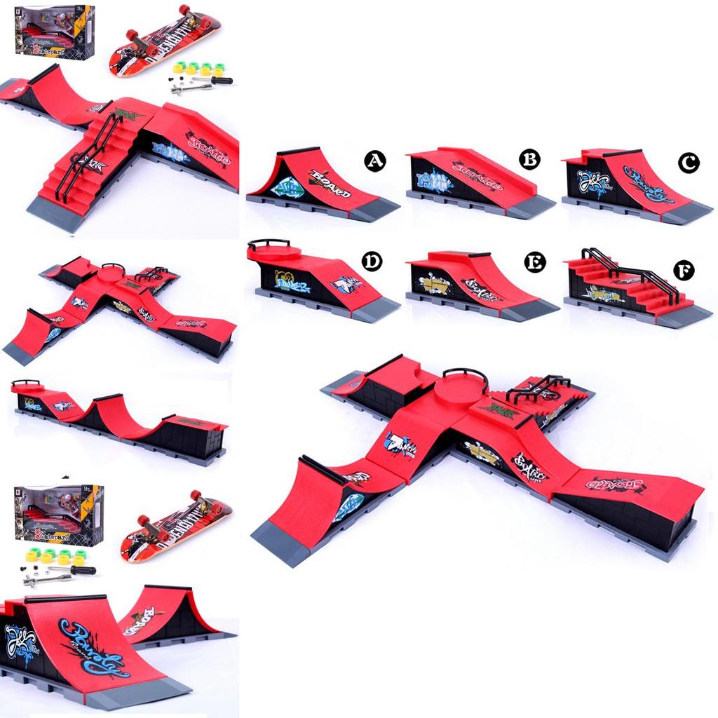 Ultimate Tech Deck Fingerboard Skate Park Ramp Part With Unique Graffiti Design