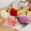 Festive Party Decorative Simulation Flowers Silk Carnations Wedding Decoration Fake Flower Artificial Pink Carnations Bouquet