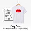 Glossy Red Lips 3D All Over Print Men's Crew Neck T-Shirt