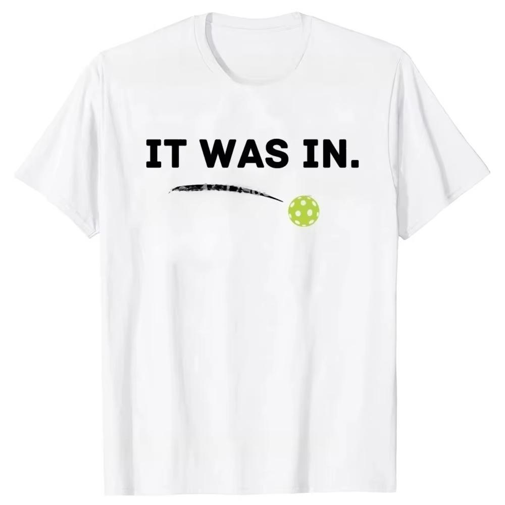 Fun Pickleball Paddle Player Enthusiast Graphic Tshirt Unisex Y2k Tee Casual Summer Streetwear Sports Fan Tops