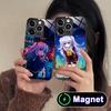 Charlotte Tomori Nao Glass MagSafe Mobile Phone Case for iPhone 17 16 15 14 13 12 11 Air Pro Max Plus Mini Colorful Cover