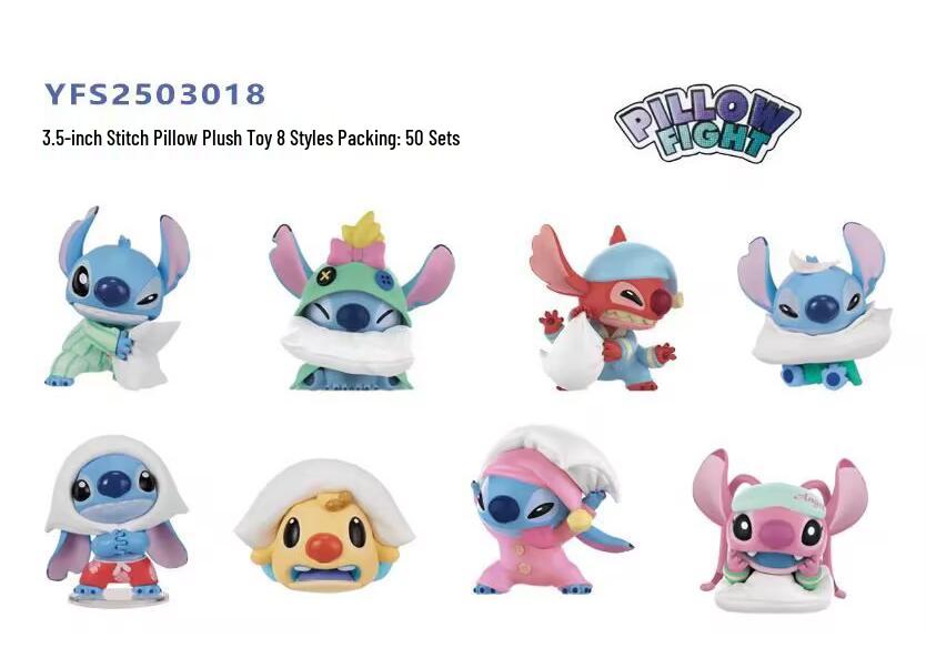 6 Styles Lilo & Stitch Halloween Party Monster Pumpkin Toy Figures