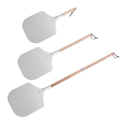 12Inch Pizza Shovel Detachable Wooden Handle Cake Lifter Pizza Transfer Tray  Restaurant