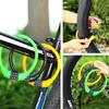 4 Digital Code Anti-Theft Bicycle Cable Lock Stainless Steel Security Locks Portable Combination Code Padlock