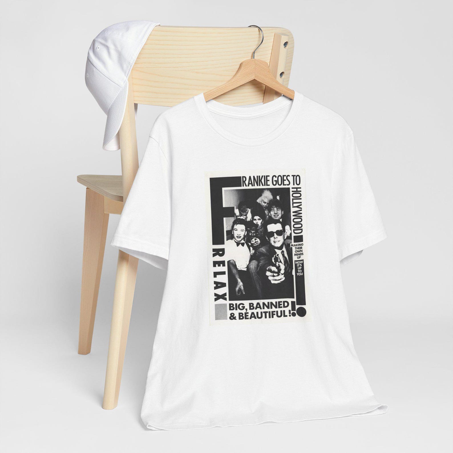 Frankie Goes To Hollywood Relax T-Shirt: Big, Banned & Graphic Tee S