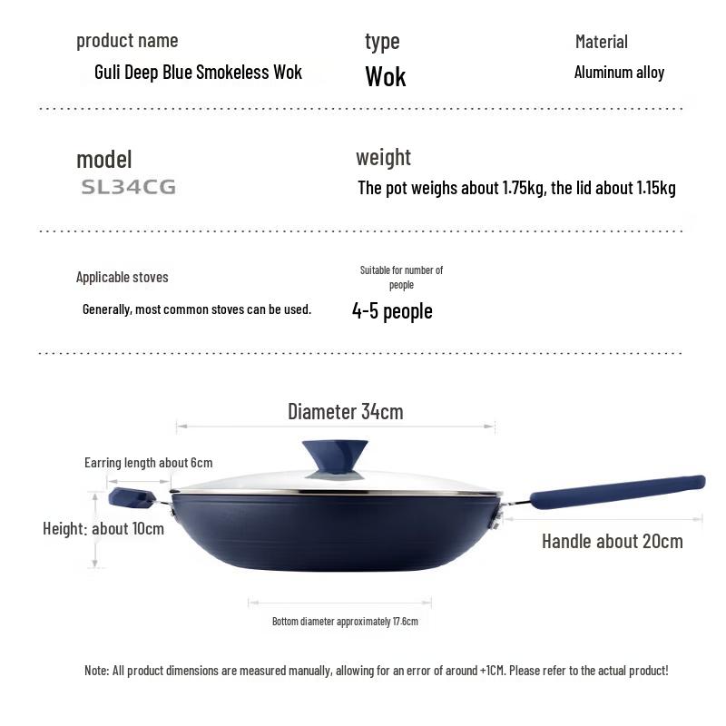 COOKER KING Non-Stick Stir-Fry Pan