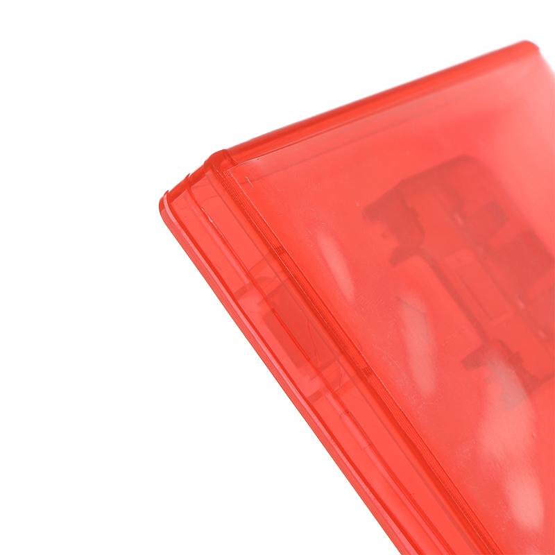 1/3/5Pcs For Switch 2 Game Card Case - Transparent Red Cartridge Holder For Switch 2 Games Storage