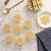 Christmas Gingerbread Cookie Cutters Snowflake Santa Plastic Cookie Mold Biscuit Stamp Christmas Kitchen DIY Baking Supplies