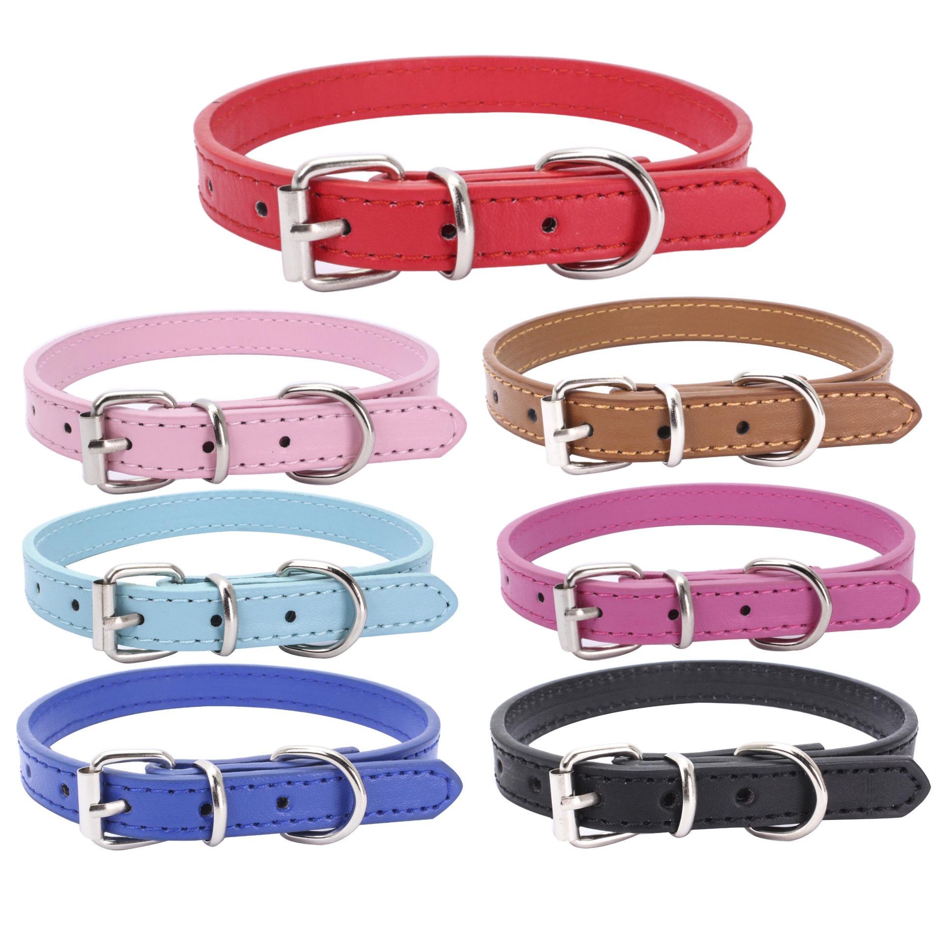 

Light Plate Dog Collar Alloy Tube Buckle Dog Chain L