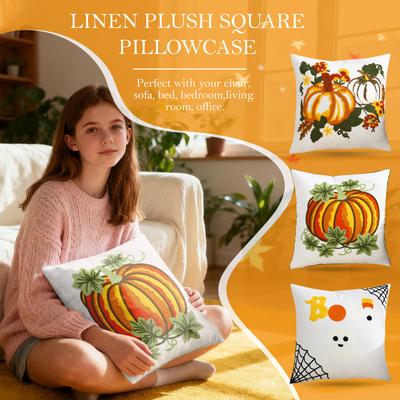 Maple Leaf Pillow Cover - Seasonal Decorative Pillowcase For Fall Home Decor